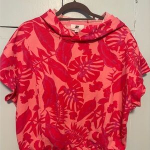 JUICY COUTURE Hot Pink Tropical Skort & Top Set - M